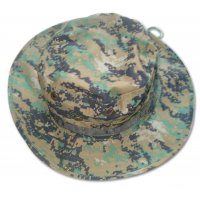 digital woodland military style boonie hat